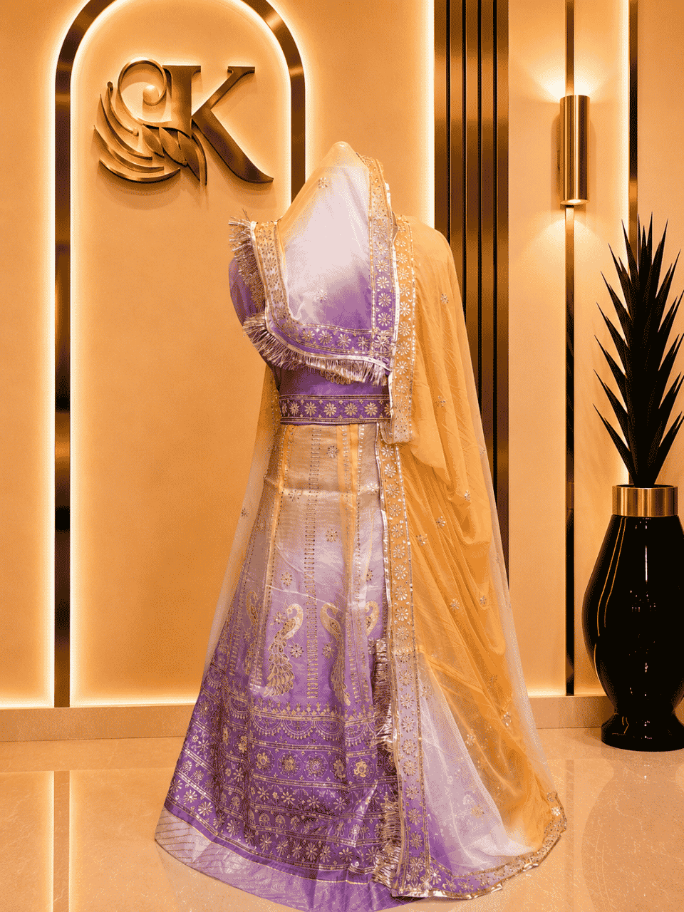 untitled-design-2-341 Saheli Glass Organza Rajputi Poshak- Shaded 2 - Image 1