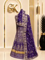Durga D natural Rajputi Poshak- Purple