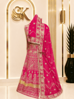 Durga D natural Rajputi Poshak- Cherry  Red