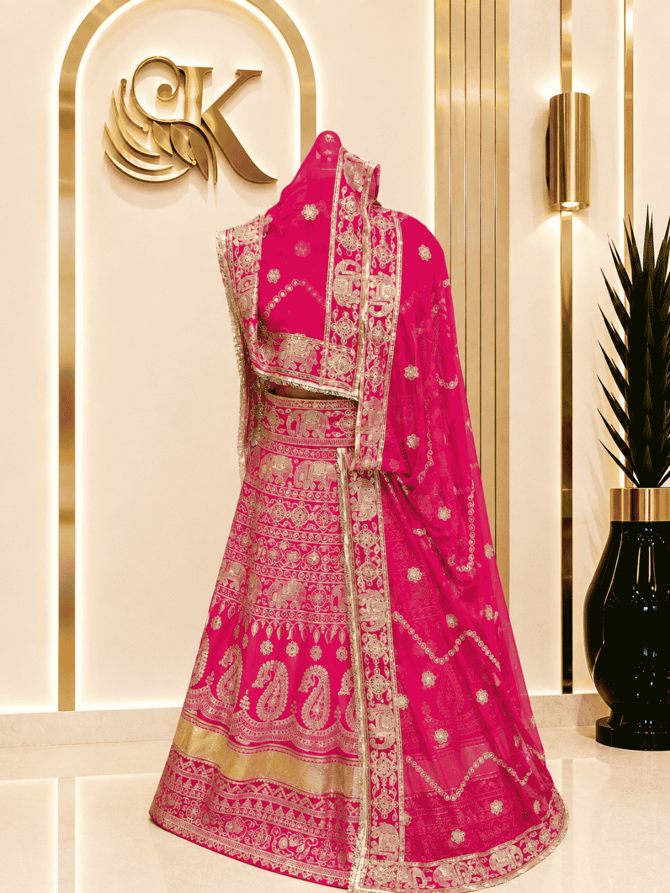 untitled-design-2-359 Durga D natural Rajputi Poshak- Cherry Red - Image 1