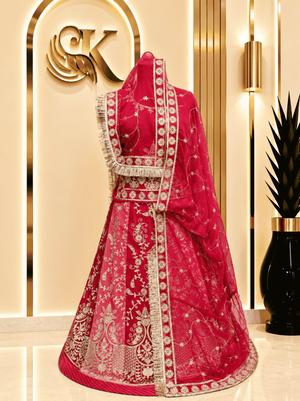 untitled-design-2-364 Kesar Semi Pure Rajputi Poshak - Gajari - Image 1