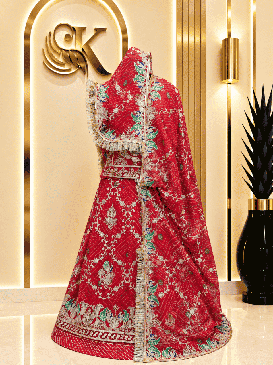 untitled-design-2-368 Red Chundri Semi Pure Rajputi Poshak 2 - Image 1
