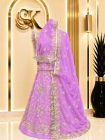 Rashmi Semi Pure Rajputi Poshak- Baby Pink