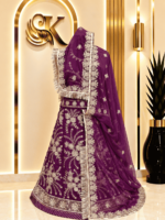 Rashmi Semi Pure Rajputi Poshak- Wine