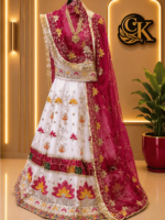 Kanchan Semi Pure Rajputi Poshak- Rani
