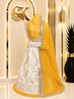 Kavita Semi Pure Rajputi Poshak- Yellow