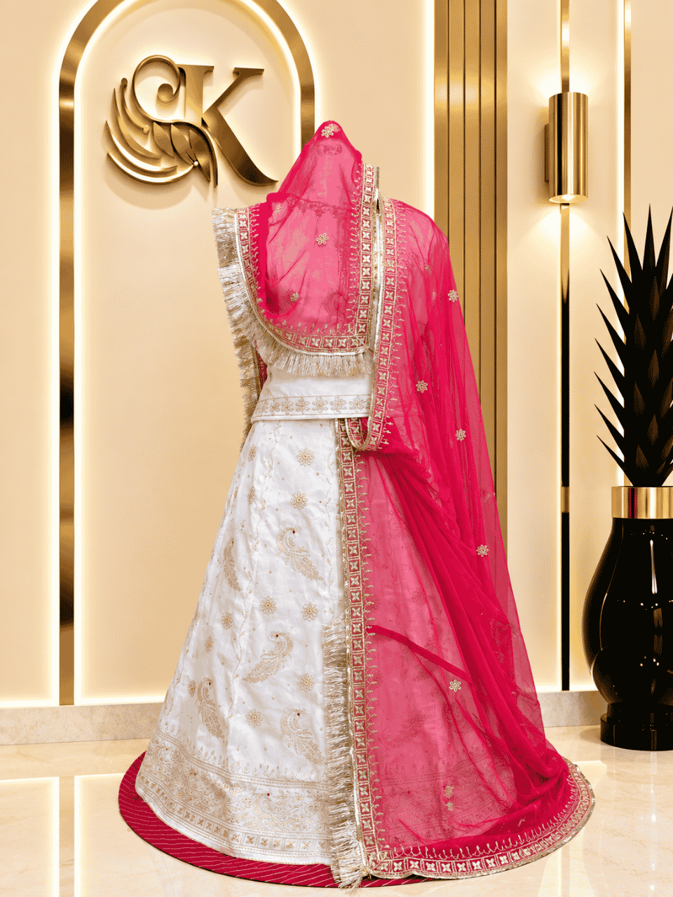 untitled-design-2-403 Kirti Semi Pure Rajputi Poshak- Cherry - Image 1