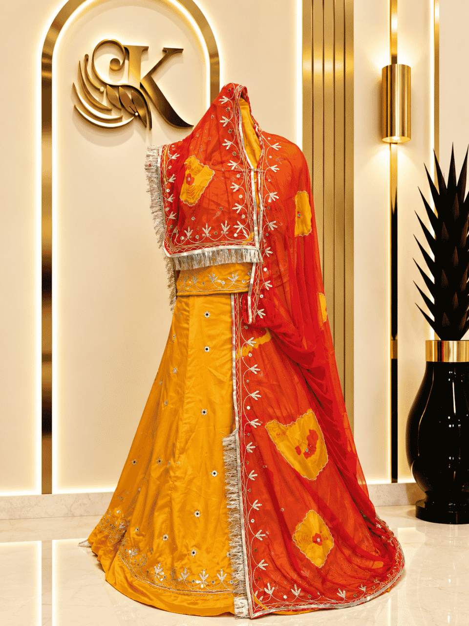untitled-design-2-417 Latika Satin Rajputi Poshak - Yellow - Image 1