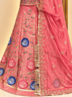 Chandan Fendy Silk Rajputi Poshak- Peach - Image 2