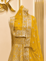 Durga D natural Rajputi Poshak- Yellow - Image 3
