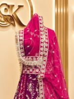 Kesar Semi Pure Rajputi Poshak - Rani - Image 3