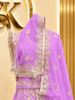 Rashmi Semi Pure Rajputi Poshak- Baby Pink - Image 3