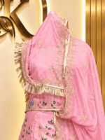 Chandan Fendy Silk Rajputi Poshak- Baby Pink - Image 3