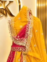 Nidhi Gold Crush Rajputi Poshak- Yellow - Image 3
